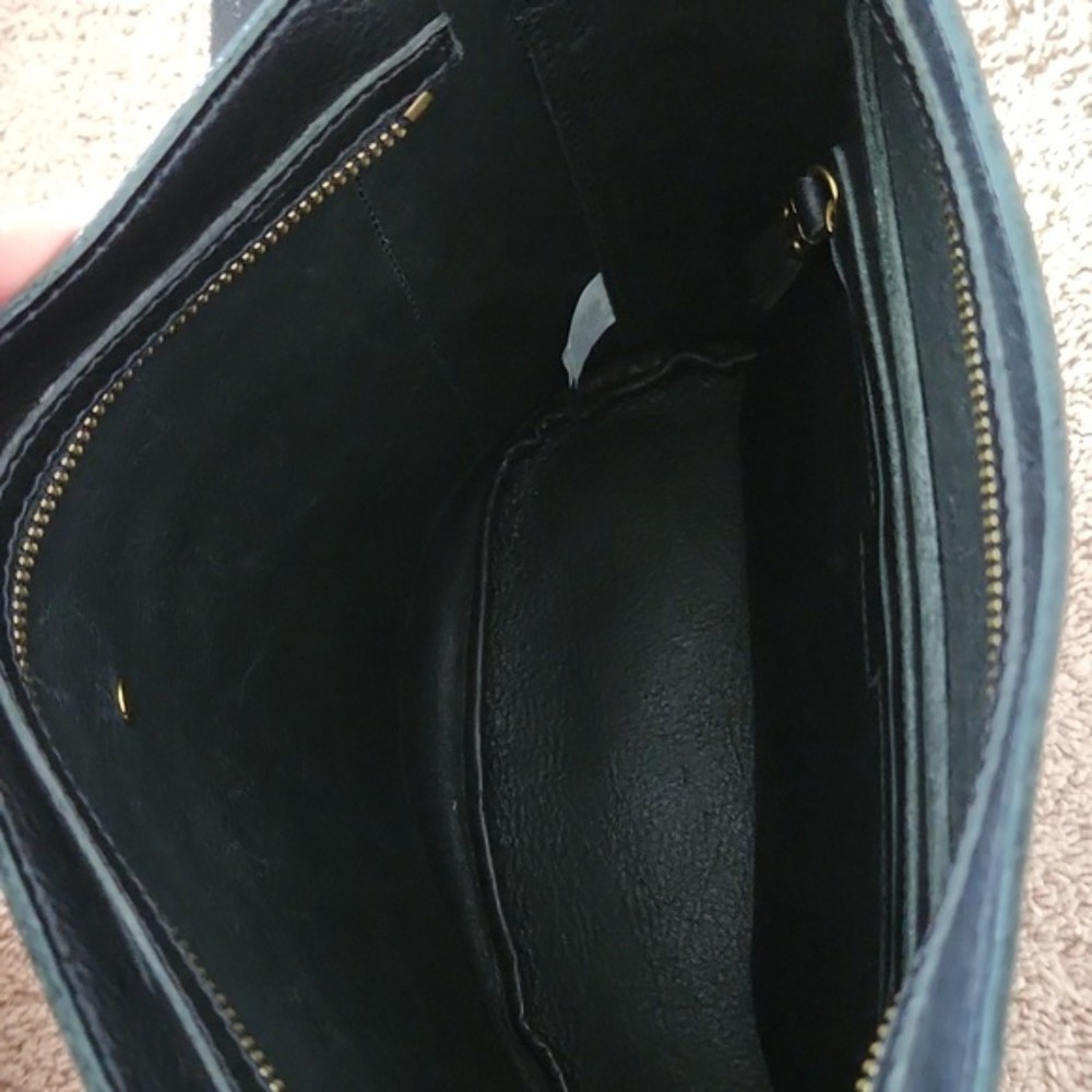NWOT Madewell The Transport Bucket Bag, True Black - Picture 9 of 12